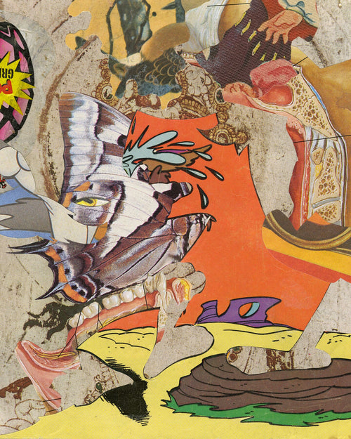 Paul Henderson, Broken Jogger (2024) archival pigment print by Paul Henderson from paper collage original